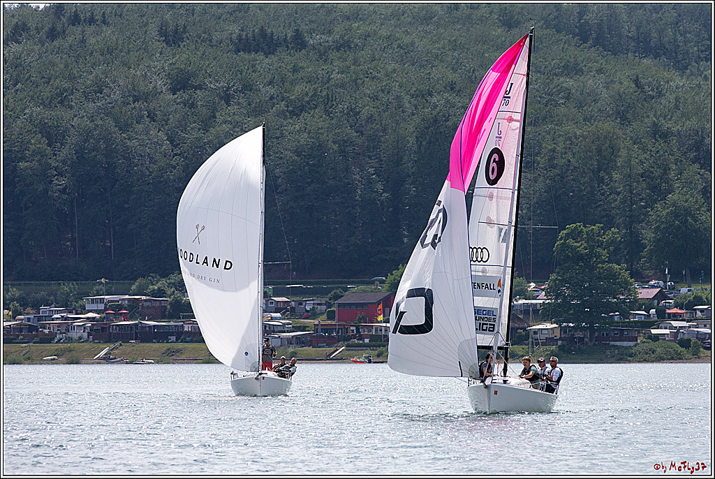 J70 - WOODLAND, 12.06.2021 Segelboot; Segeln; Woodland; Spinnaker; J70; Sorpesee; Sauerland